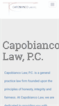 Mobile Screenshot of capolawfirm.com